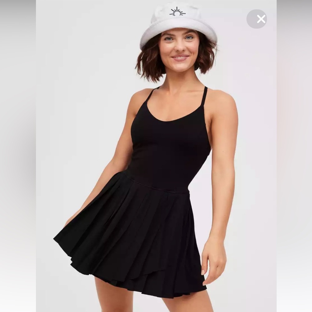 Aerie OFFLINE Black Tennis Dress | Medium